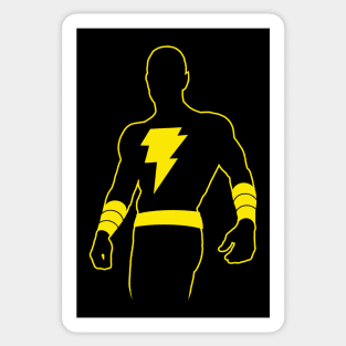 BLACK ADAM - Yellow Sticker